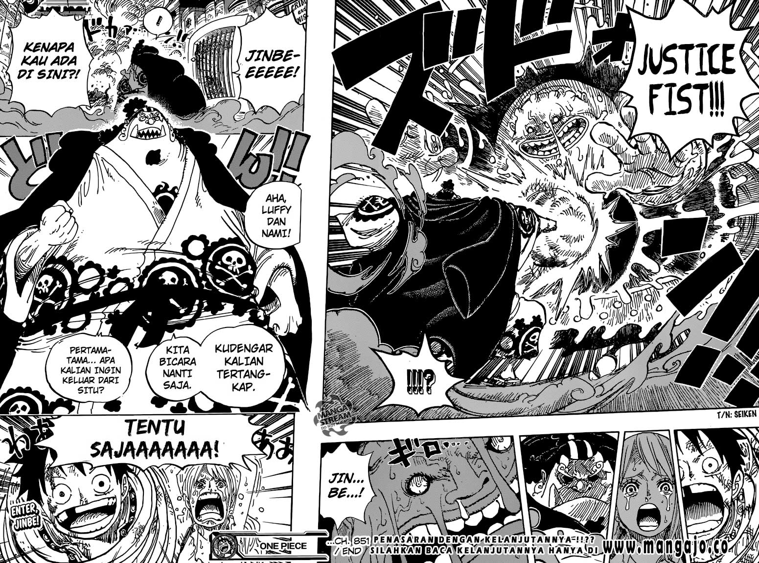Baca One Piece Text Indo 851 - Spoiler One Piece Chapter 852