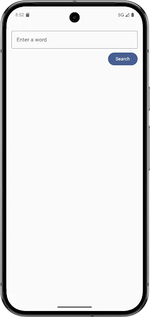 Dictionary app with Ktor Screenshot 1