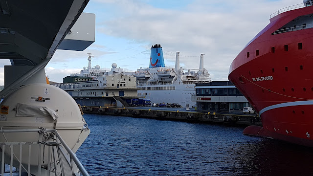 Cruise ship Thomson Celebration in Bergen, Norway; Thomson Cruises