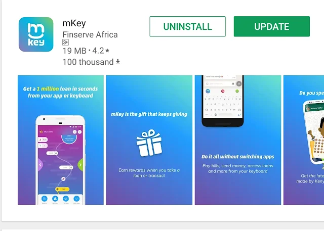 mKey Loan App Kenya Downloads