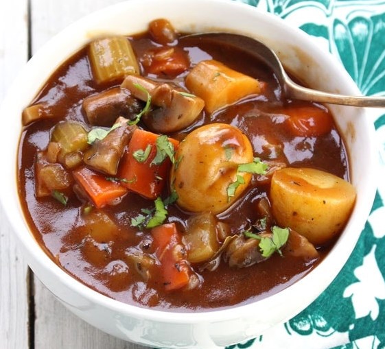 VEGAN IRISH STEW #vegetables #hearty