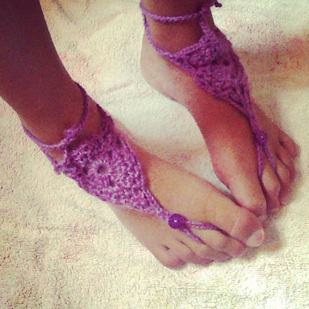 Barefoot sandals...