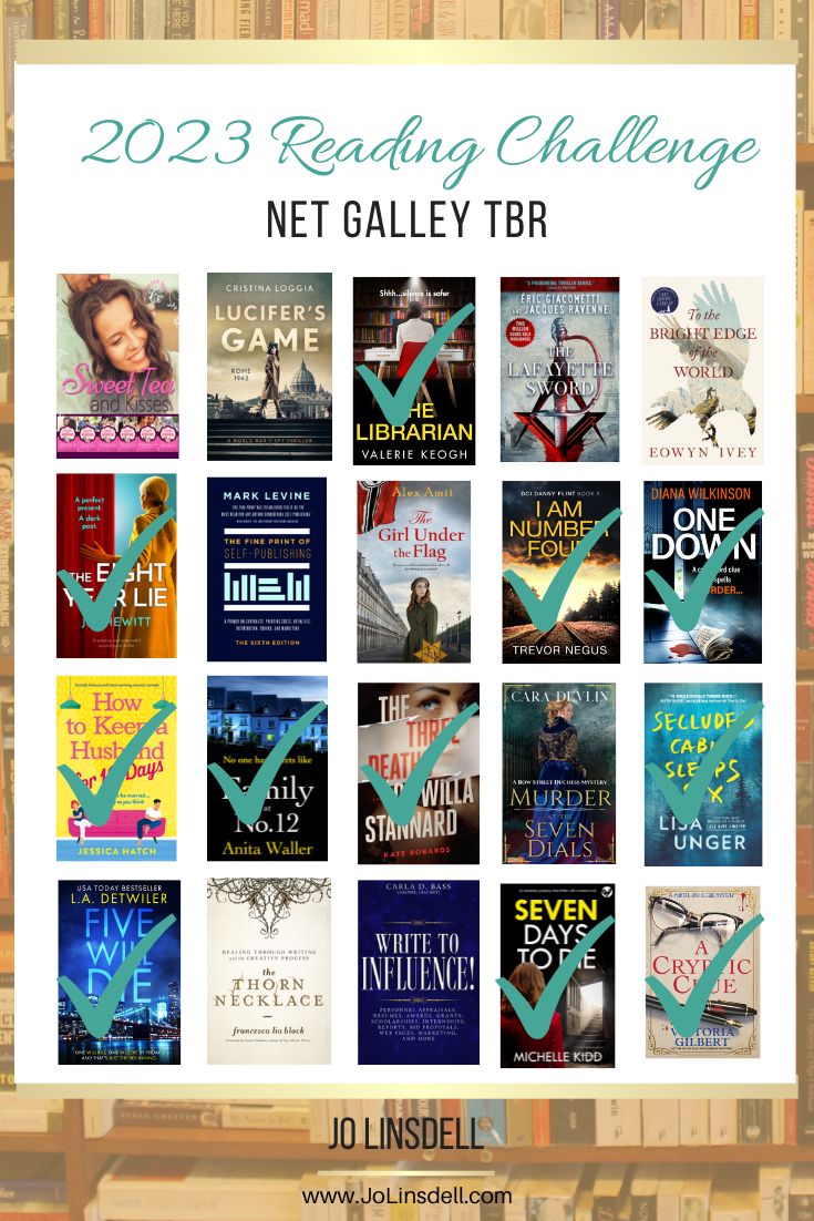 The Net Galley TBR Reading Challenge August 2023 update