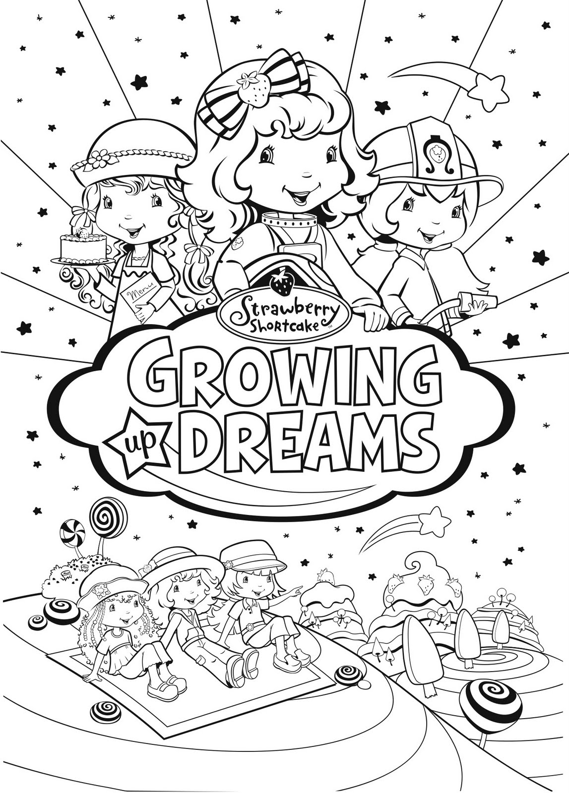 Strawberry Shortcake Growing Up Dreams Giveaway and Printable Coloring Page