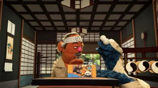 Sesame Street Episode 4521. Cookie's Crumby Pictures presents The Biscotti Kid.