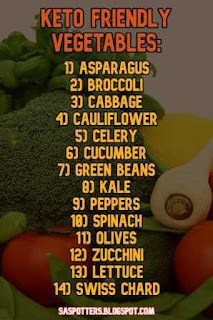 List of keto-friendly vegetables