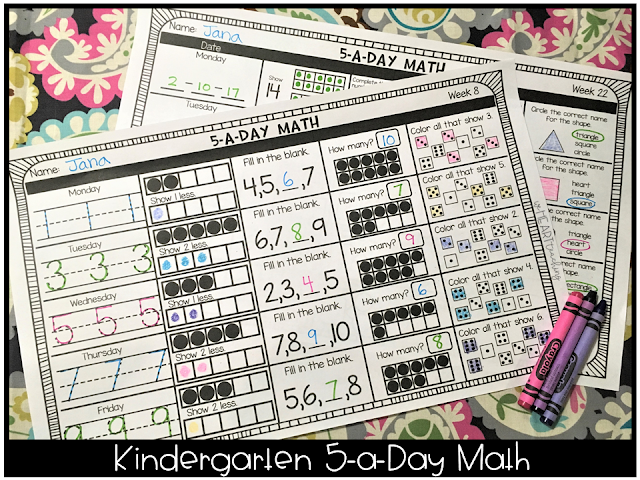 https://www.teacherspayteachers.com/Product/5-a-Day-Math-KINDER-Weekly-Spiral-Math-Review-2605363?aref=dcwm85b8