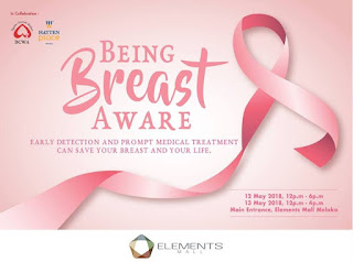 Being Breast Aware at Elements Mall Melaka (12 May - 13 May 2018)