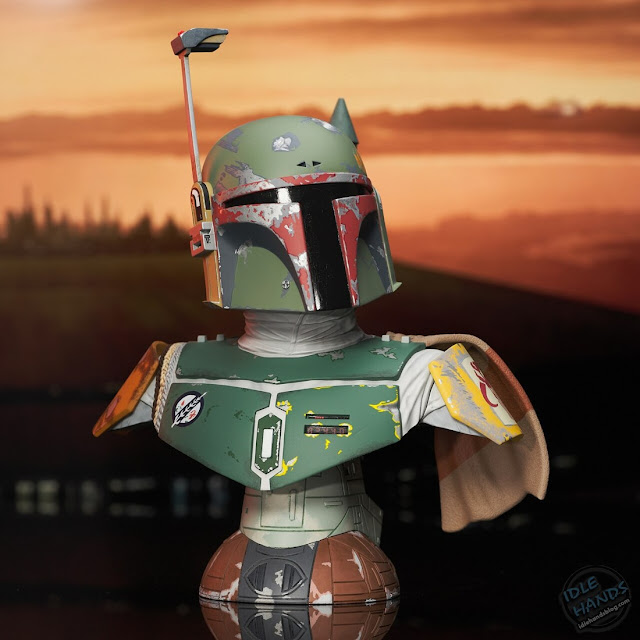 Diamond Select Star Wars The Empire Strikes Back Boba Fett Legends in 3D half scale bust