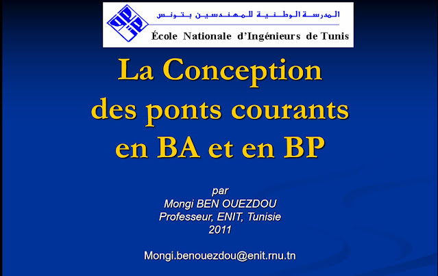 LA CONSTRUCTION DES PONTS EN BA ET BP 