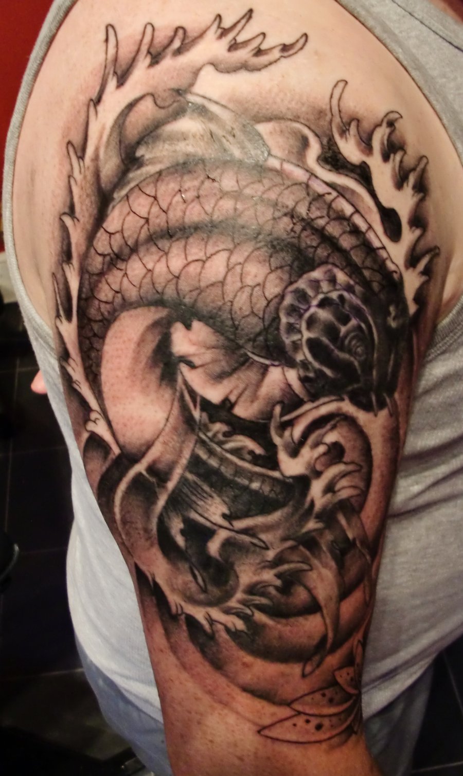 koi fish tattoo photos