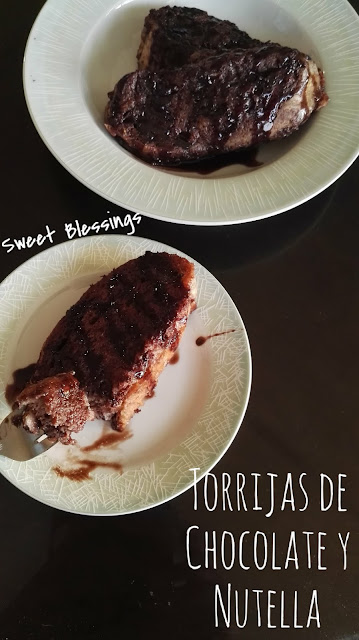 Torrijas de chocolate y nutella