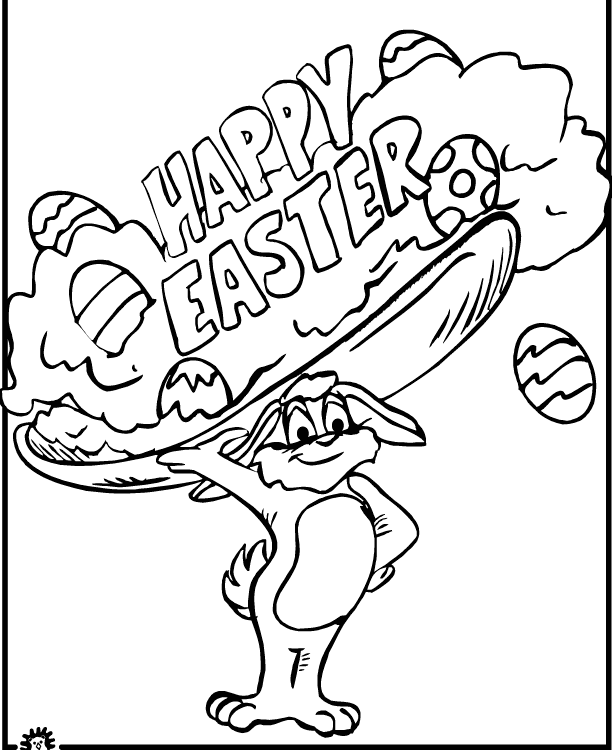 happy easter coloring pages - Easter Coloring Book Pages DLTK's Holiday Crafts for Kids