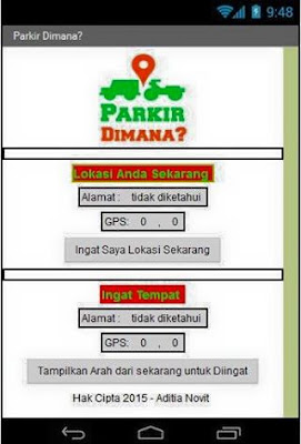 Parkir Dimana? versi 1.0