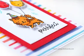 Sunny Studio Stamps: Breakfast Puns Purrfect Birthday Clean Simple Cards by Wanda Guess