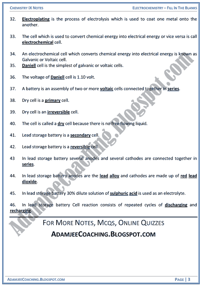 electrochemistry-fill-in-the-blanks-chemistry-ix