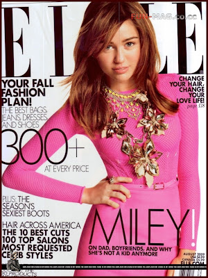 Miley Cyrus - August 2009 Elle Magazine Scans