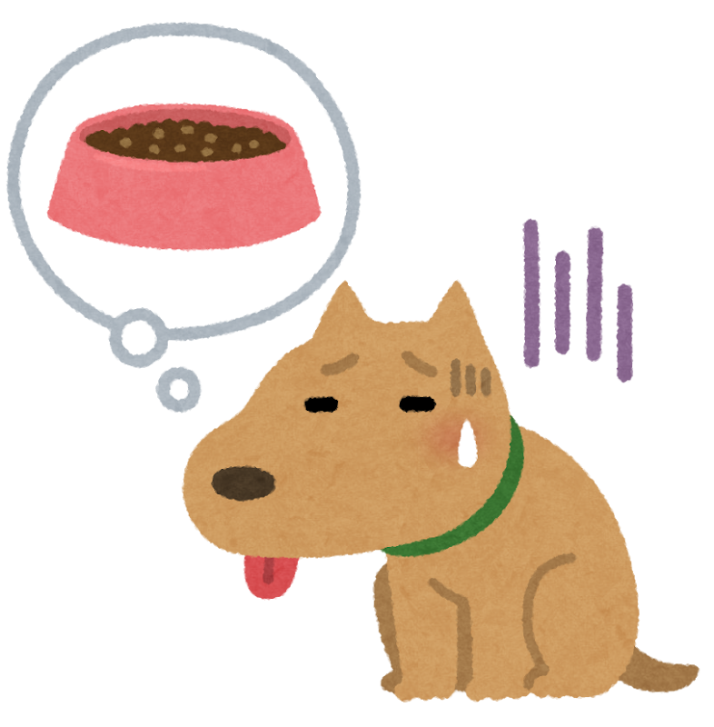 空腹な犬のイラスト かわいいフリー素材集 いらすとや