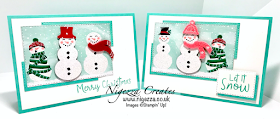 Nigezza Creates with Stampin' Up! Let It Snow DSP stretch your stash One Sheet Wonder