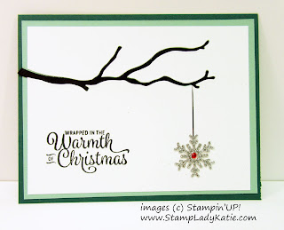 Card made with Stampin'UP!'s Seasonal Layers Thinlits showing the Inlay Technique by StampLadykatie