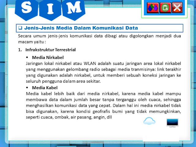 Jenis jenis media komunikasi data