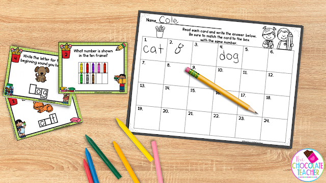 Write the room activities like these are great for September because they give you the opportunity to practice new skills while also giving your students the opportunity to move around to get our their "wiggles".