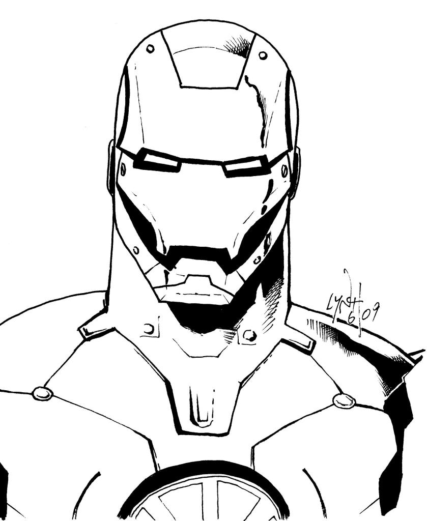 Download Iron Man The Avengers - Best Coloring pages | Minister ...