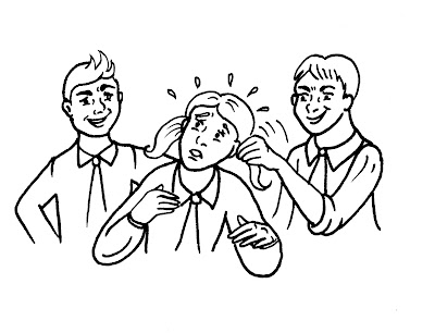 an illustration depicting bullying