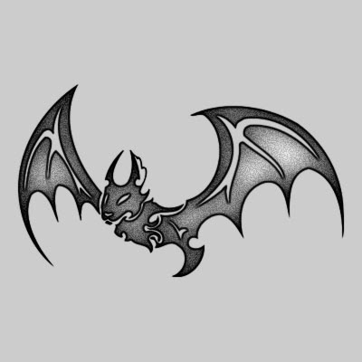 You can DOWNLOAD this Bat Tattoo Design - TATRBA03