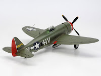 Tamiya 1/72 P-47D THUNDERBOLT 'RAZORBACK' (60769) Color Guide & Paint Conversion Chart 