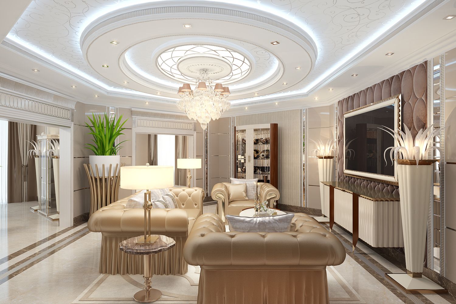 LUXURY ANTONOVICH DESIGN UAE: Living Room Decoration Ideas ...