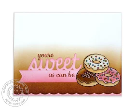 Sunny Studio Stamps: Sweet Shoppe Donuts Card by Mendi Yoshikawa