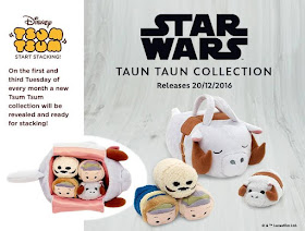 Star Wars Taun Taun Tsum Tsum Collection - Han Solo in Hoth Gear, Luke Skywalker in Hoth Gear, Taun Taun & Wampa
