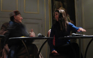 Photo of two women talking