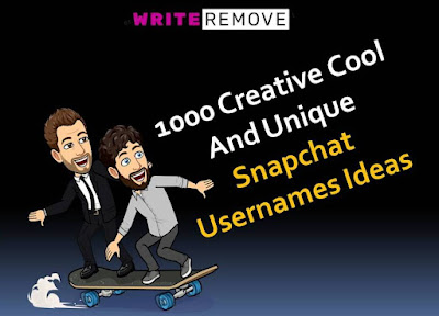 unique snapchat usernames ideas