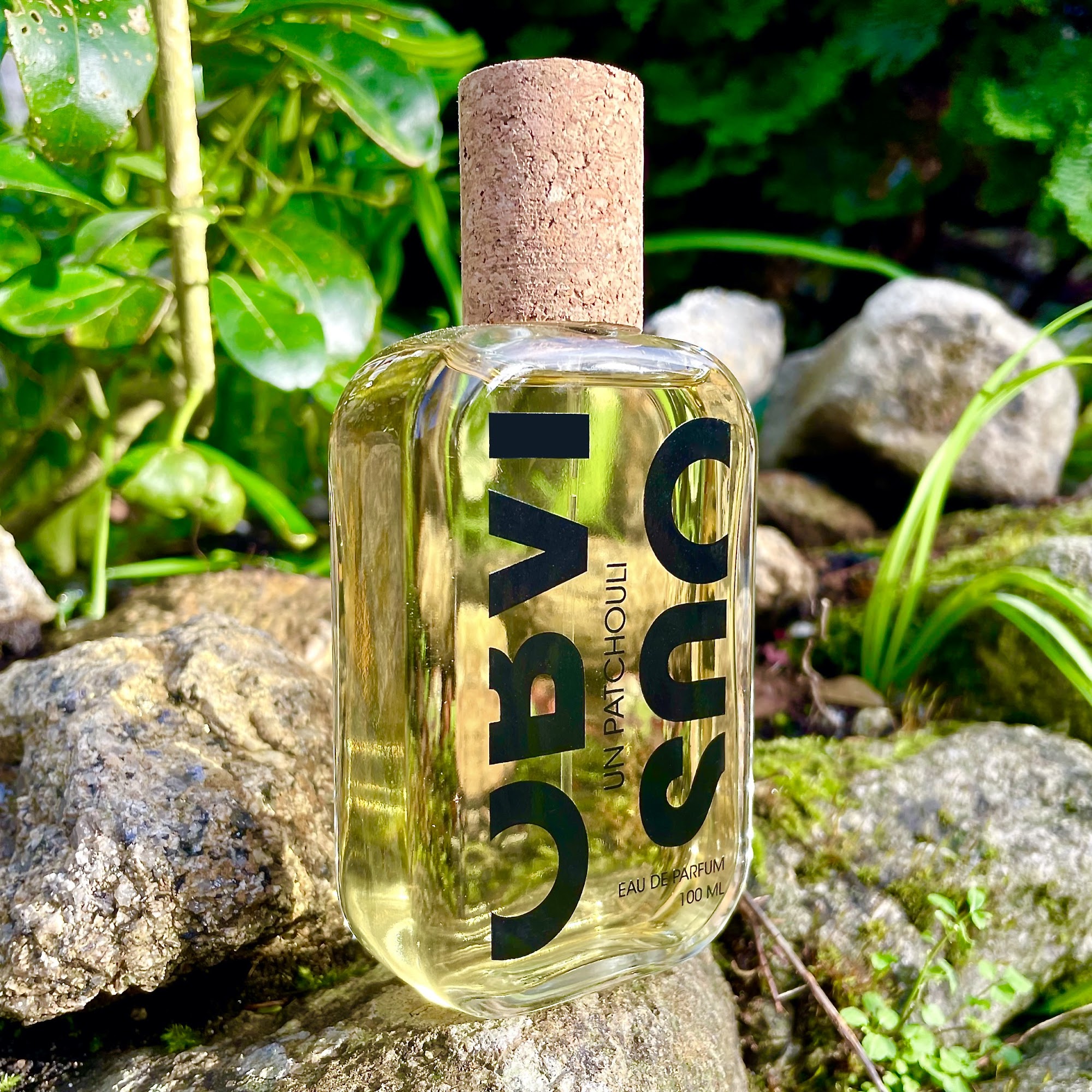 A bottle of Un Patchouli fragrance by Obvious Parfums