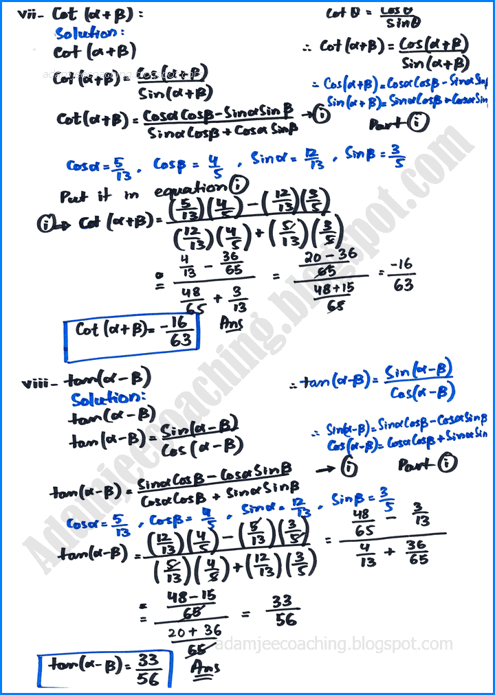 trigonometric-identities-of-sum-and-difference-of-angles-exercise-10-1-mathematics-11th