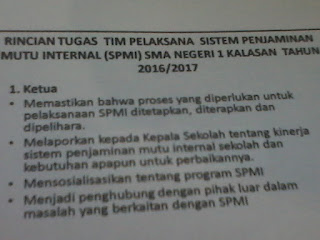 contoh SK tim SPMI