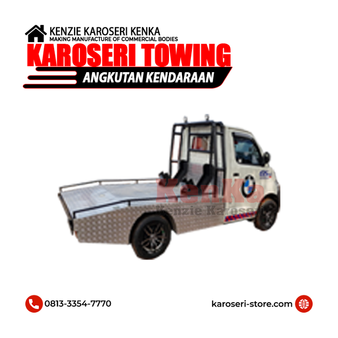Jual Karoseri Mobil Towing Angkutan Motor