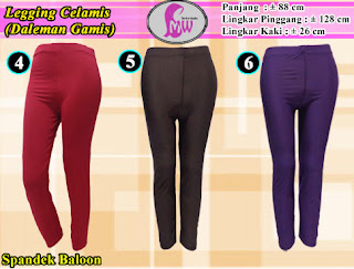 Celana legging wanita model terbaru murah dari spandek balon