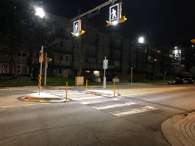 Crosswalk along 204th Street