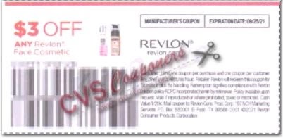 $3.00/1 Revlon face Coupon from "SMARTSOURCE" insert week of 9/12/21.