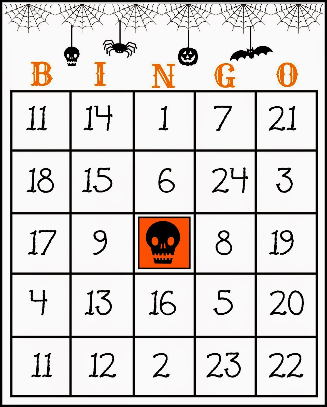 Crafty in Crosby: Free Printable Halloween Bingo Game