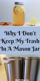 It seems like Mason jars are the yard stick for zero waste, but you won't find that here. 