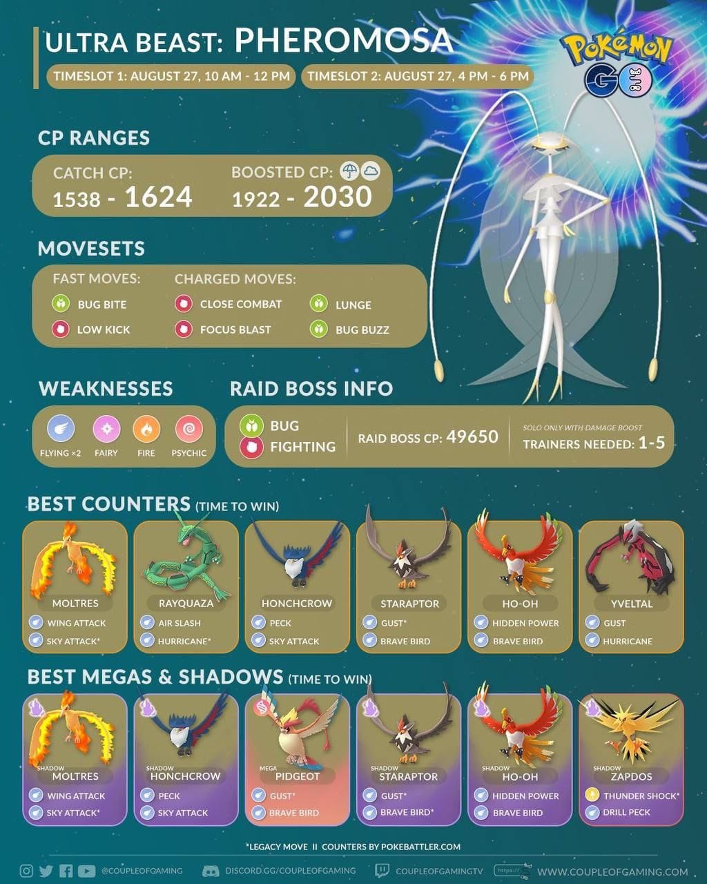 Nihilego Pokémon GO: Fraquezas, melhores counters e como derrotar nas  Reides - Millenium