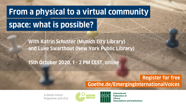 [FREE webinar] From a Physical to a Virtual community space: what is possible?