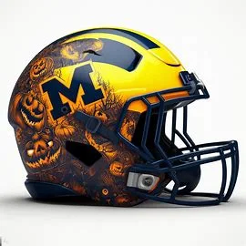 Michigan Wolverines Halloween Concept Helmets