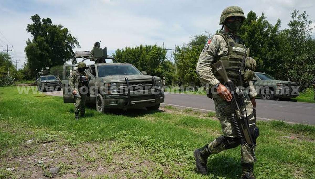 Tres militares del Ejército Mexicano son lesionados tras ser atacados con Con Barret .50, drones y Minigun por el CJNG en Santa María del Oro, Jalisco