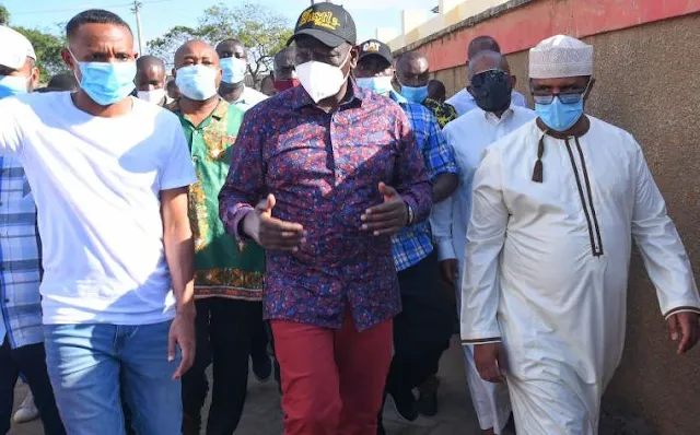 Deputy President William Ruto in Mombasa