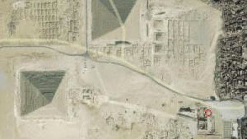 12112007 Giza Metallic Ufos Photograph